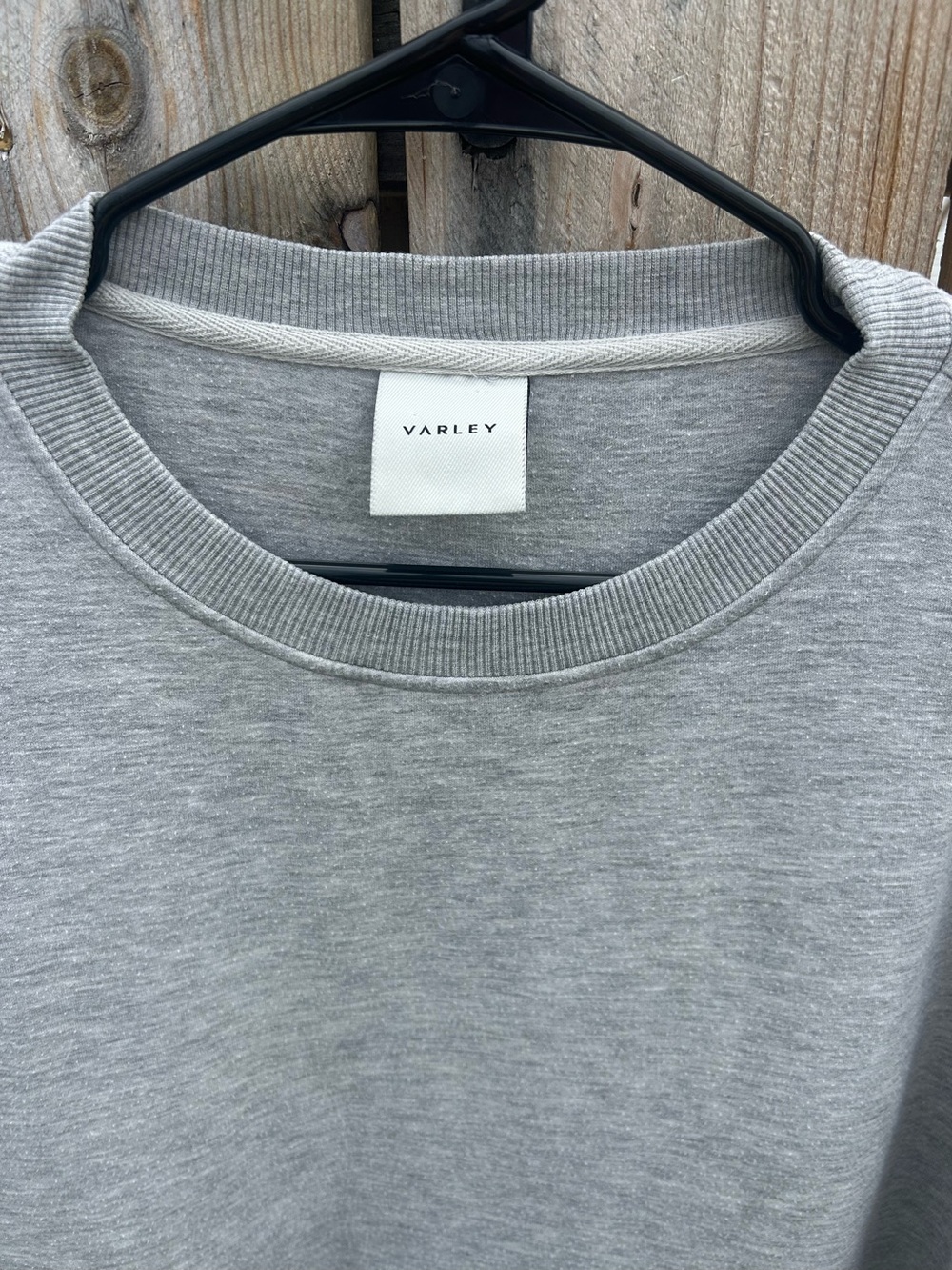 Varley Oversized Grey Crewneck Sweatshirt Size Small